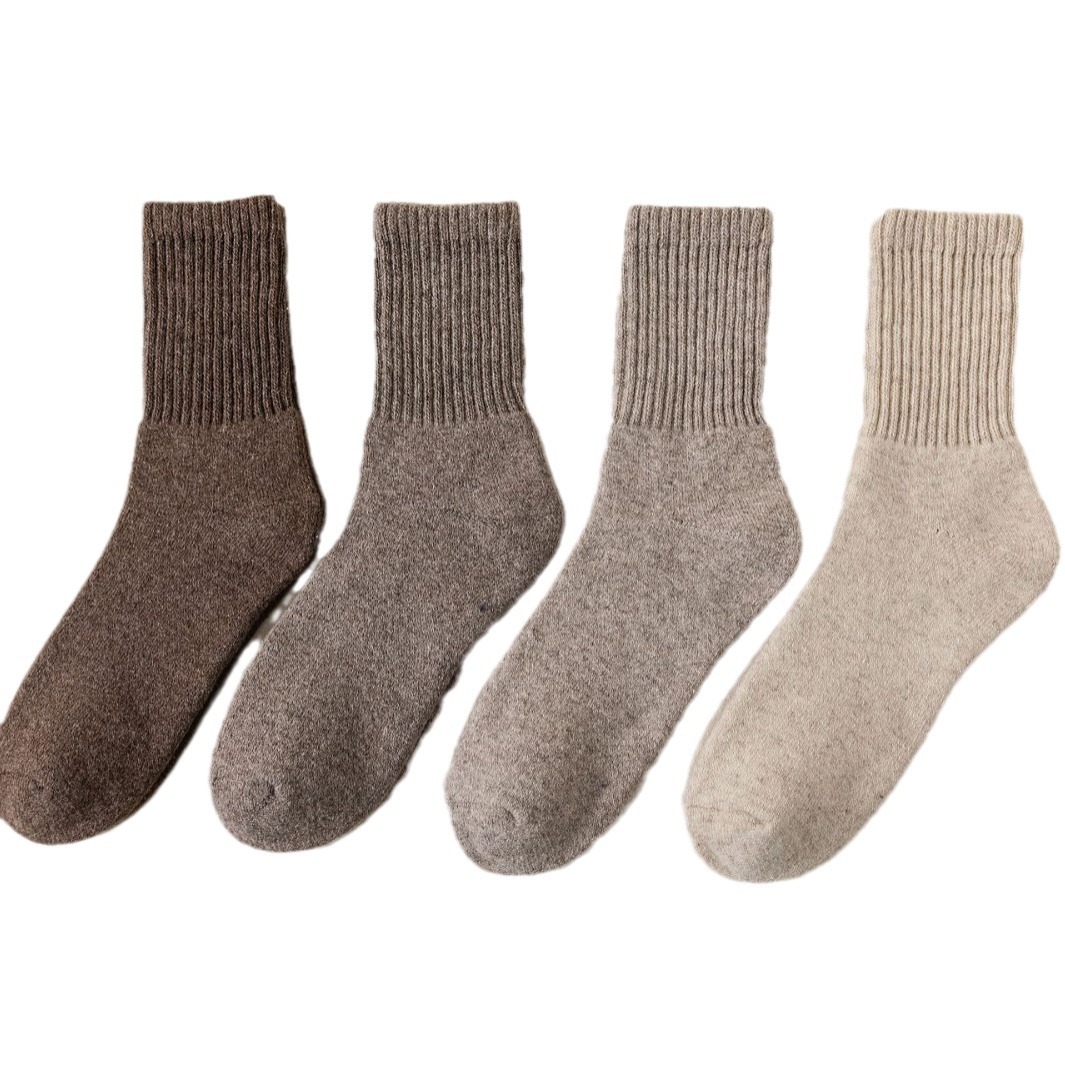 Mens Mid-length Wool Snow Socks photo 6