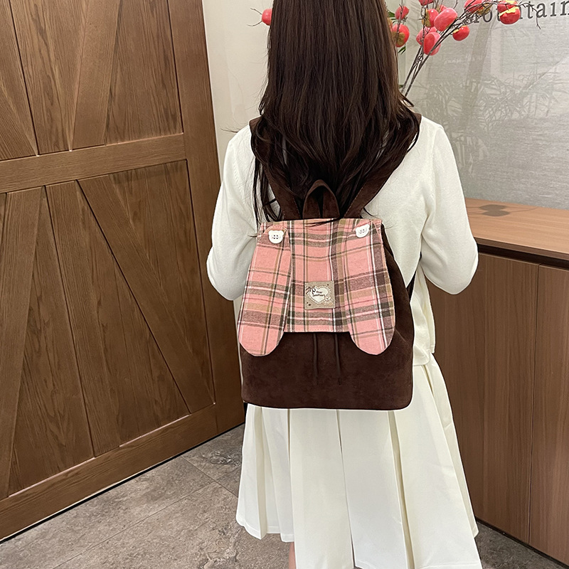 Plaid Shoulder Bag For Women Large Capacity Laid-back Style photo 5