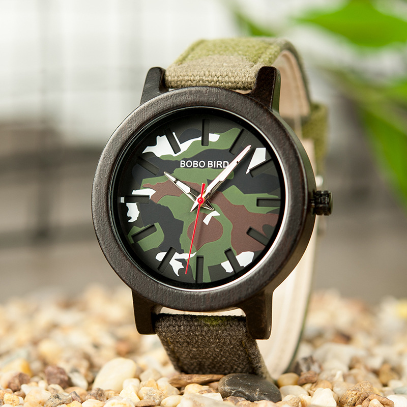 Wooden Watch R24 Quartz Decoration photo 1