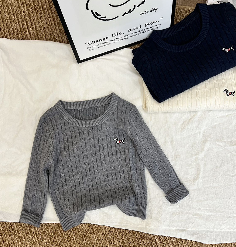 AutumnWinter Cable-Knit Sweaters For Boys And Girls photo 7