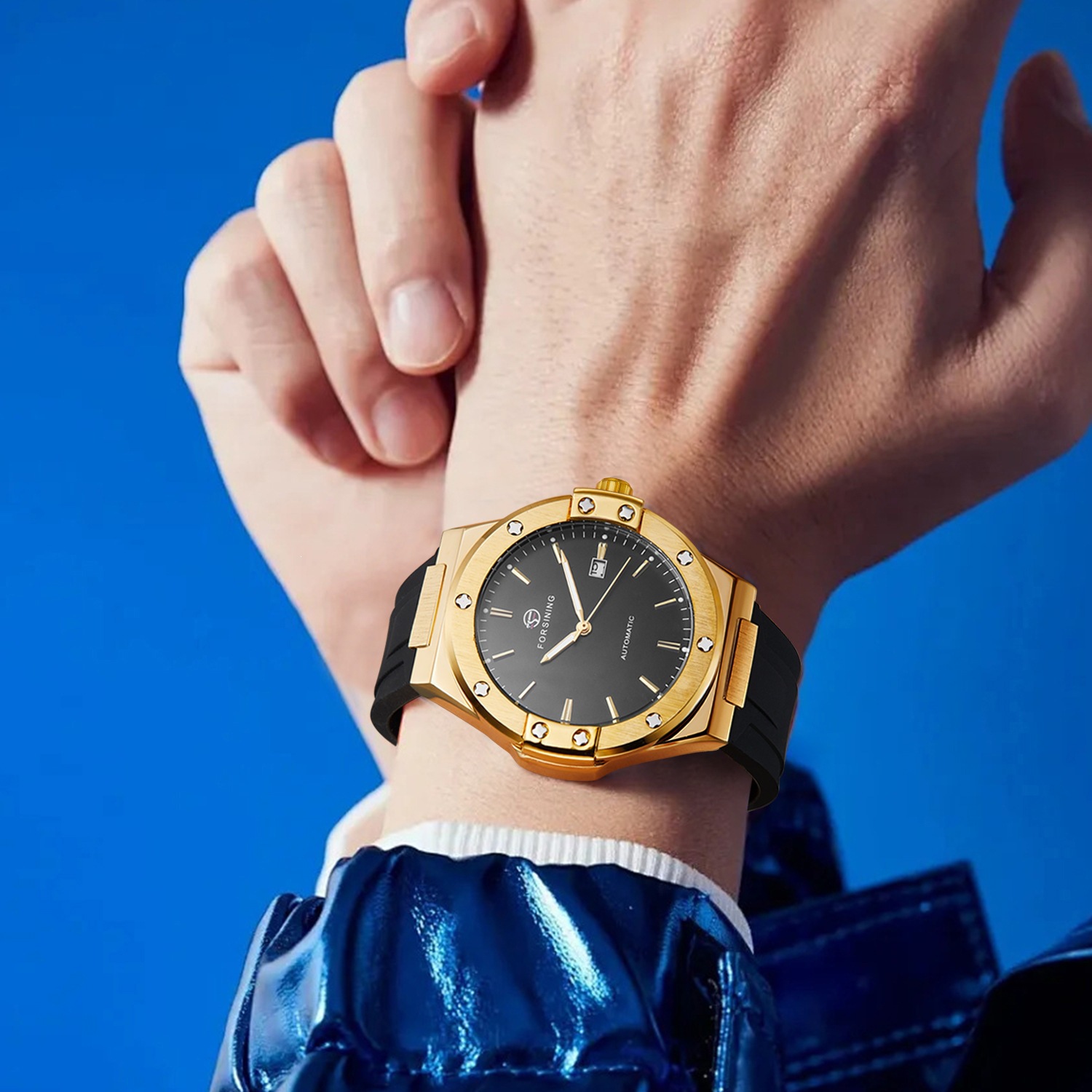 Mens Strap Non-Quartz Fully Automatic Mechanical Watch photo 2