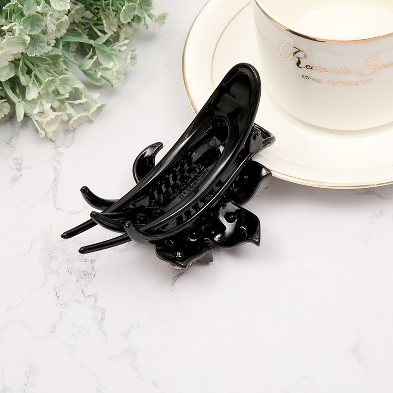 Womens Hair Clip Head Flower Three-prong Duckbill photo 4