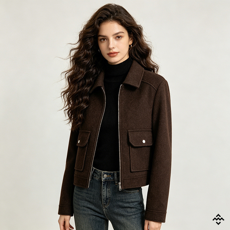 Women's Casual Soft-shell Zip-up Jacket photo 2