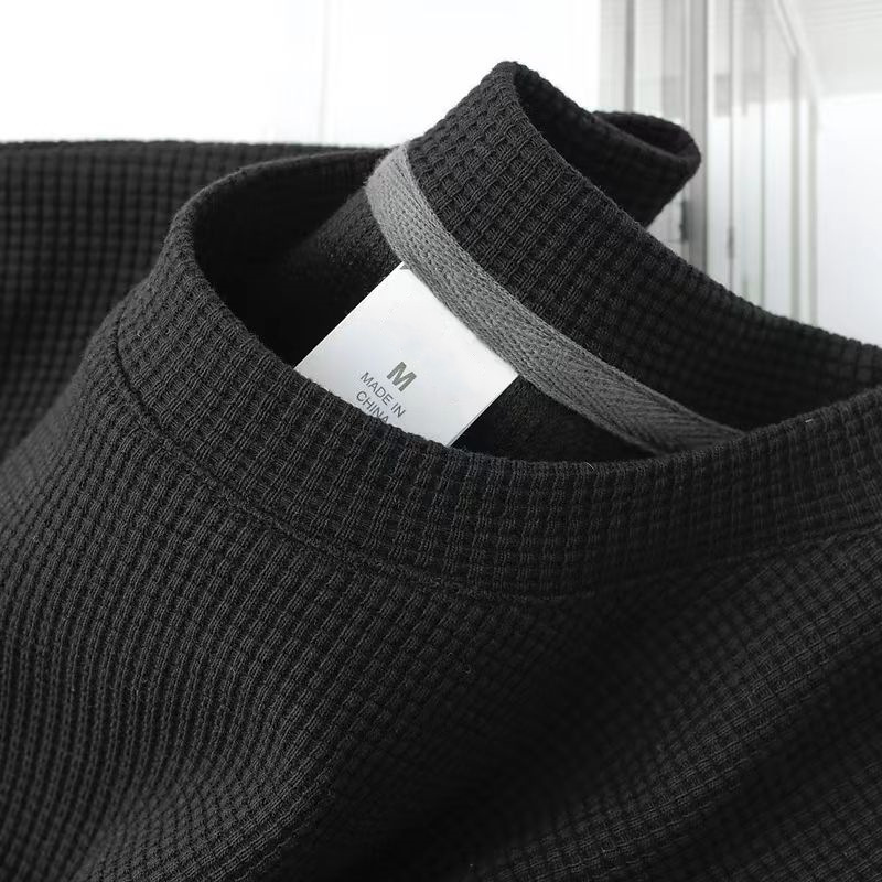 Men's Waffle-knit Crew-neck Short-sleeve Top photo 2