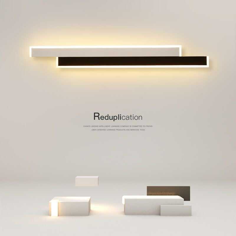Minimalist Creative Personalized Long Strip Wall Lamp photo 4