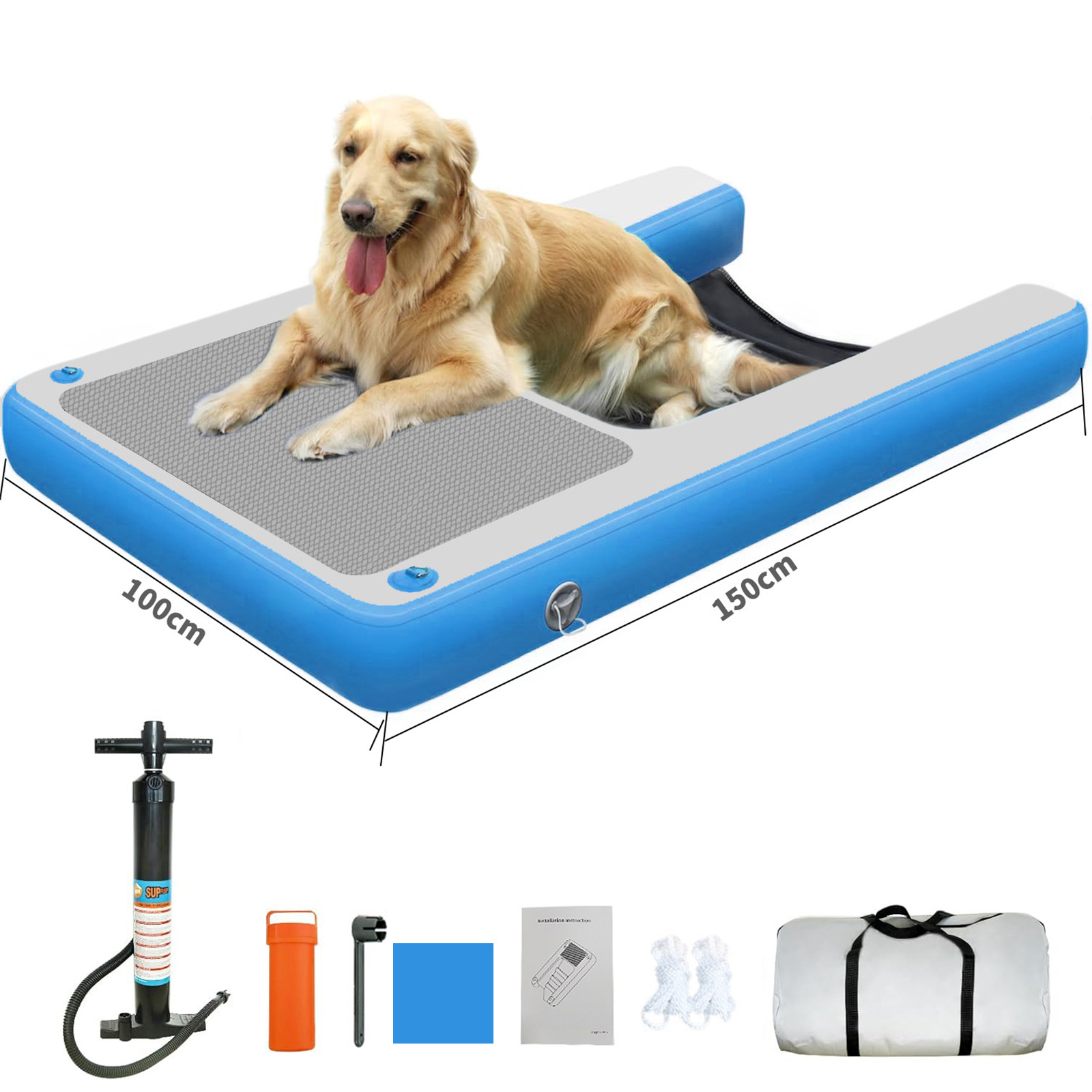 Dog Float Board Pet Water Toy, Double-layer Dog Ladder photo 5