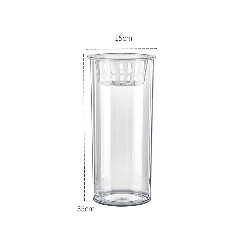 Living Room Micro Landscape Desktop Ecological Pot Transparent Plastic Creative Decoration Fish Tank photo 8