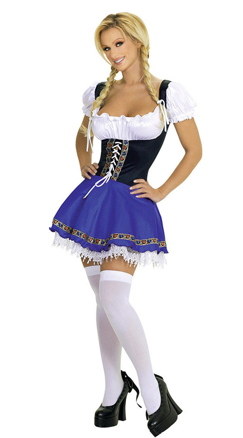 German Oktoberfest Beer Maid Uniform Beer Promotion Outfit photo 5