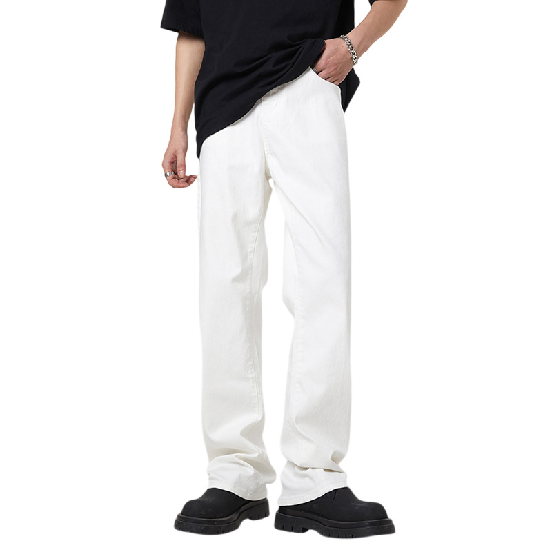 American Vintage Inspired High Street Style Loose-fit Straight-leg Stretch Pants photo 5