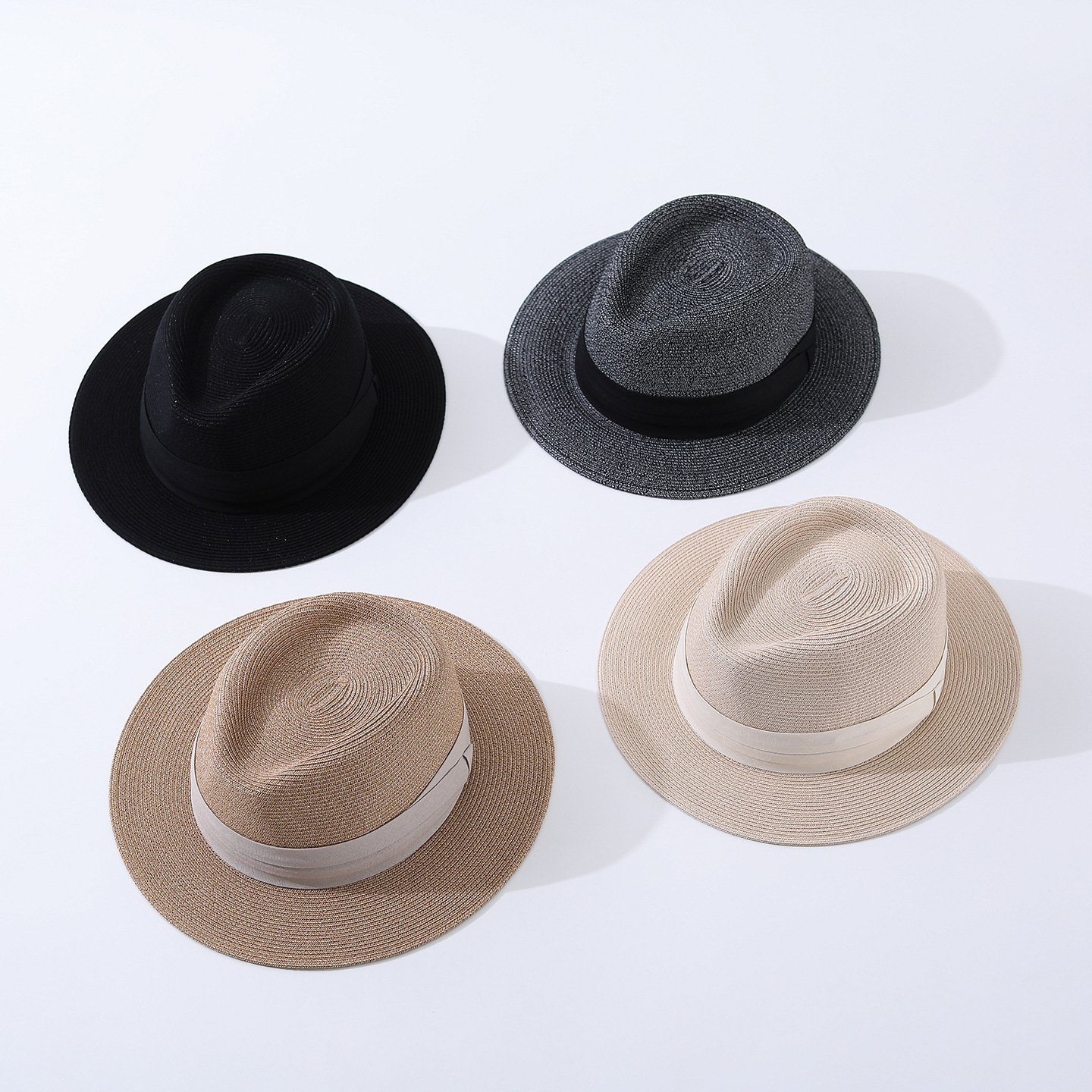 Summer French-style Straw Sun Hat For The Beach Offering Sun Protection photo 1
