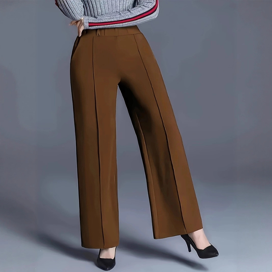 Women's Four-Season Solid-Color Loose-Fit Slimming Casual Trousers photo 8