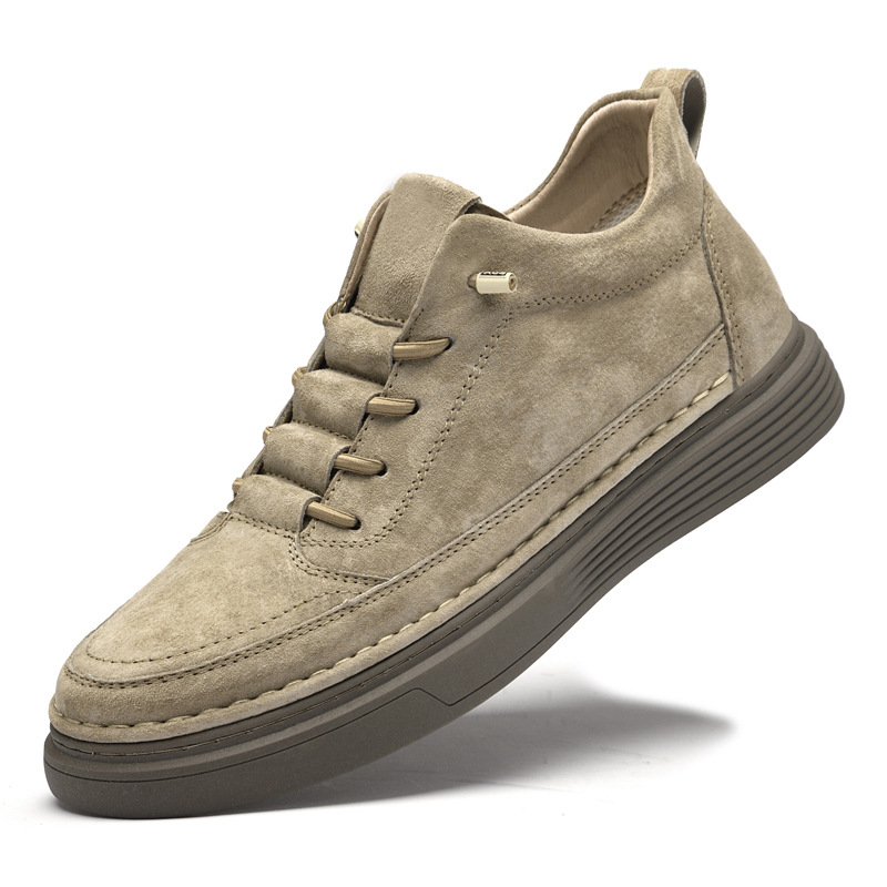 Genuine Leather Casual Shoes Sneakers Suede And Nubuck Leather photo 4