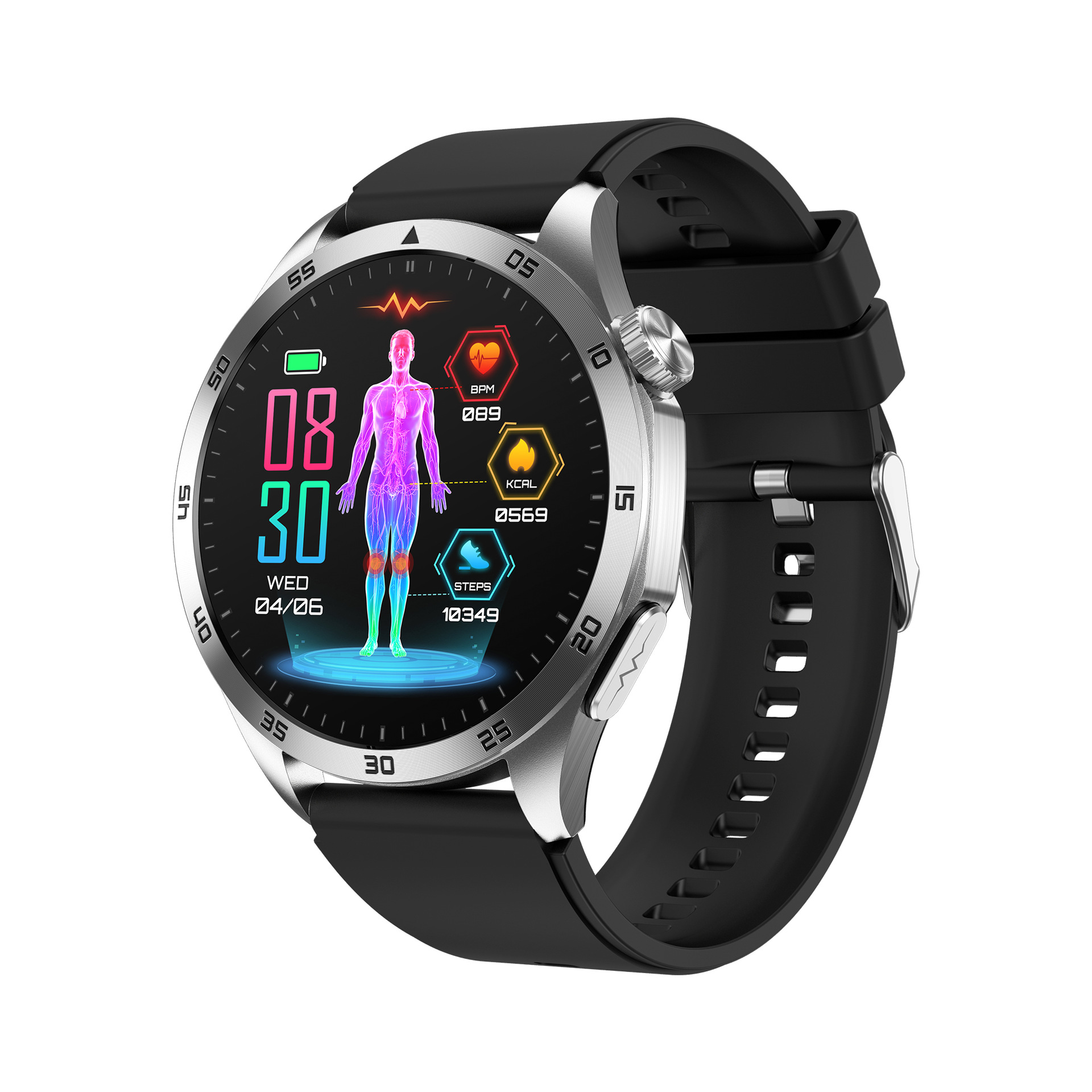 Silicone Bluetooth Calling Smart Wristband photo 6