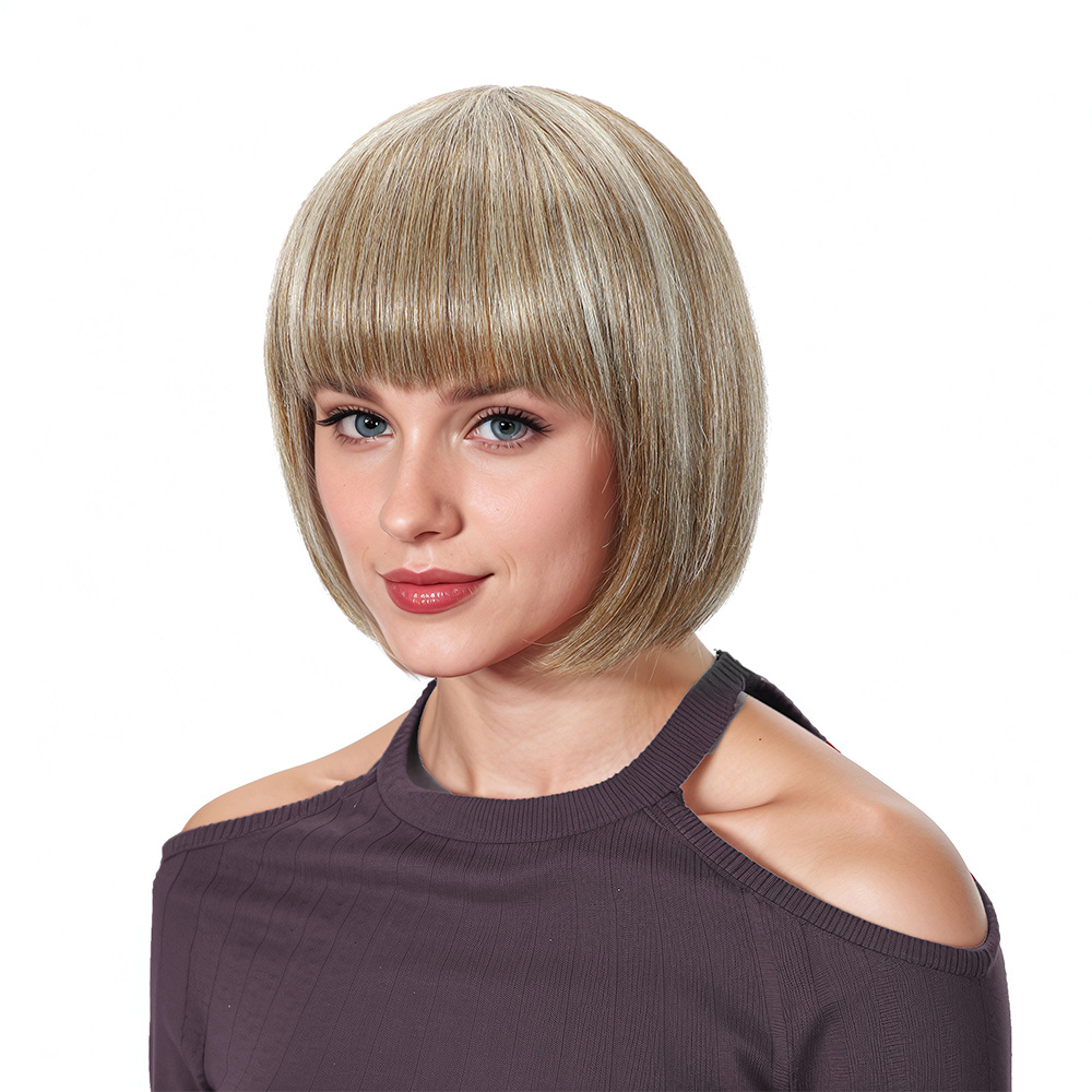 European And American Human-hair Wigs Lace-free photo 4