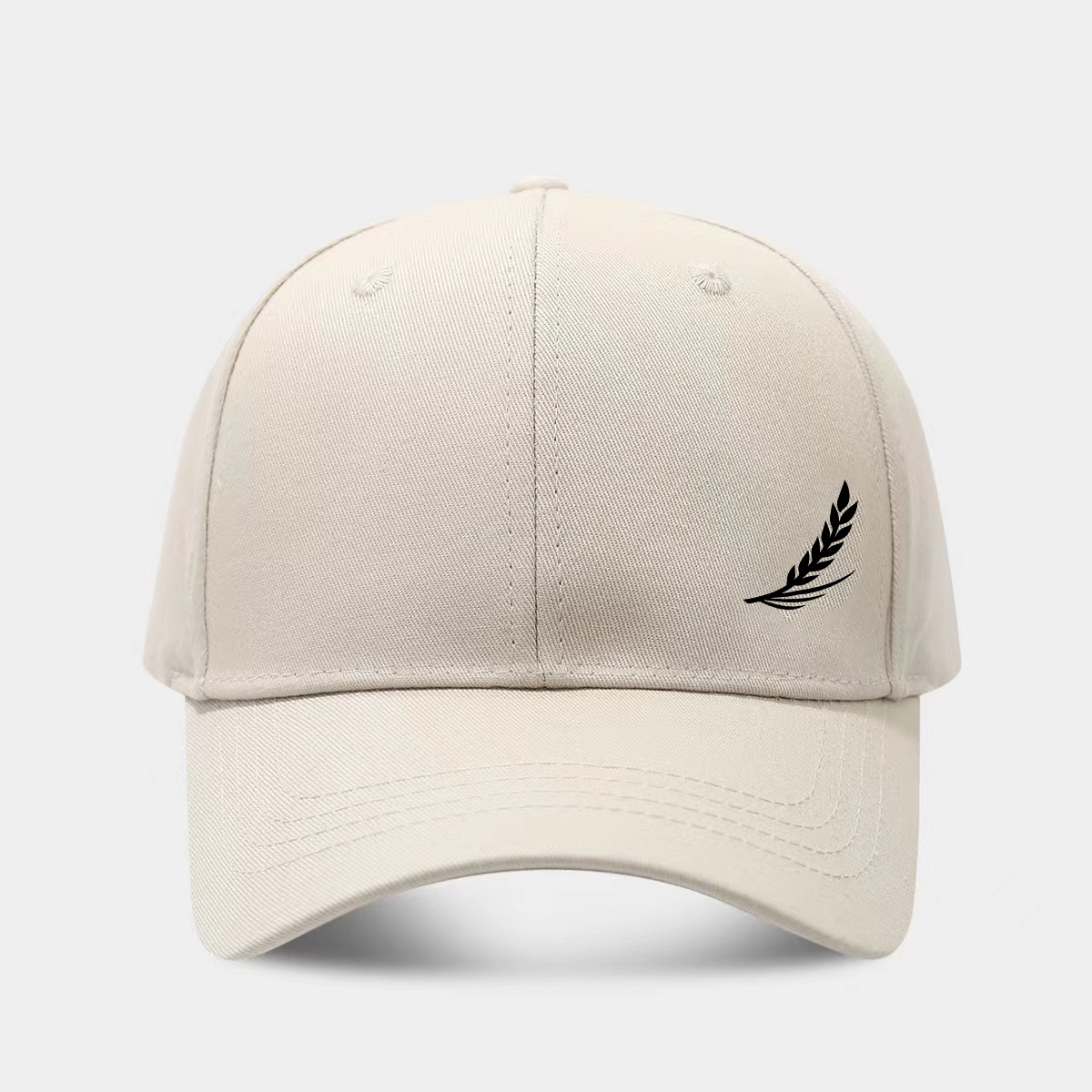 Side-hemmed Wheat-ear Print Baseball Cap For Men Outdoor Casual Style photo 5