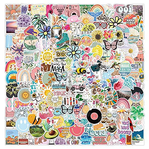 200 Pieces Style Stickers DIY Decorative Luggage Notebook Waterproof Label photo 5