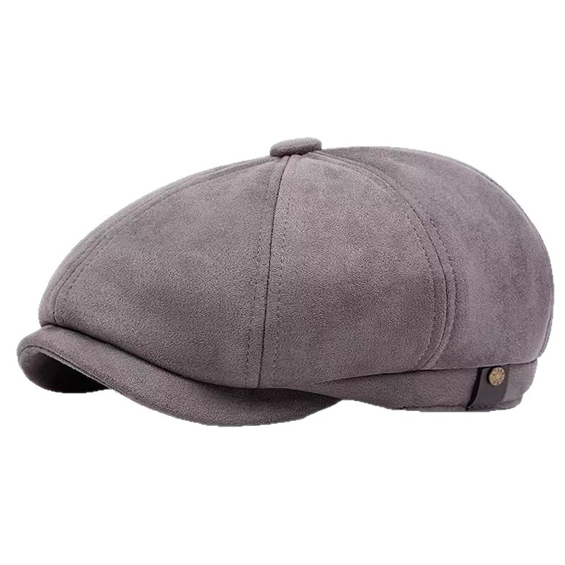British-style Youth Casual All-match Vintage Octagonal Beret photo 4