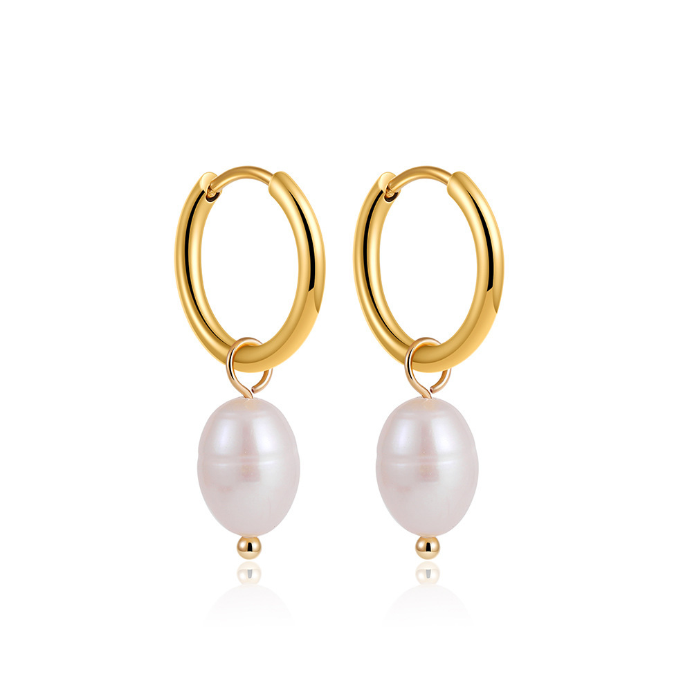 French-style Light-luxury Vintage Freshwater Pearl Earrings photo 3