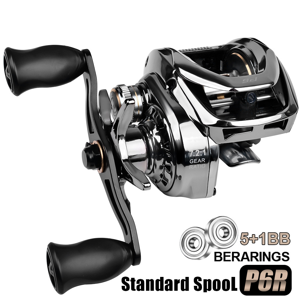 Long-cast Lure Spinning Reel With Drag Adjustment Alarm Electroplated Fishing Reel photo 4