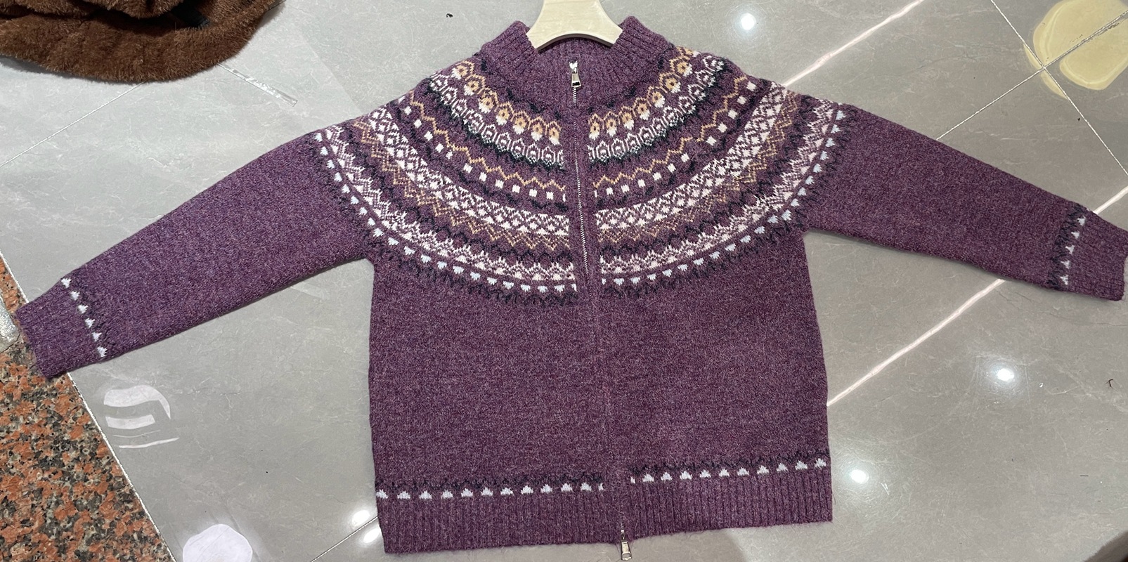 Vintage Women's Jacquard Knit Cardigan photo 4