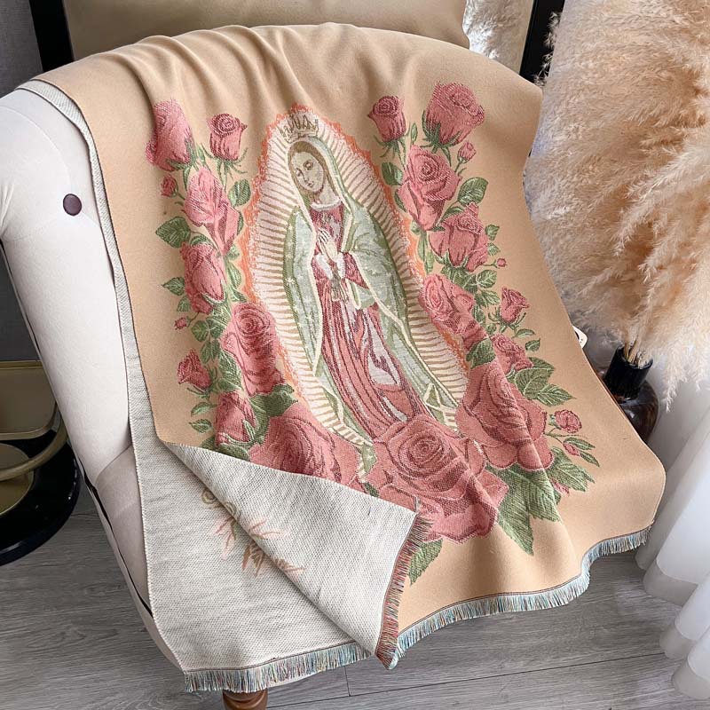 Thickened Scarf Reversible For Fall And Winter photo 5
