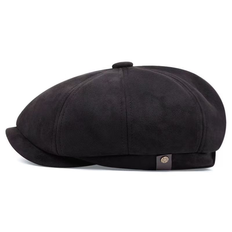 British-style Youth Casual All-match Vintage Octagonal Beret photo 3