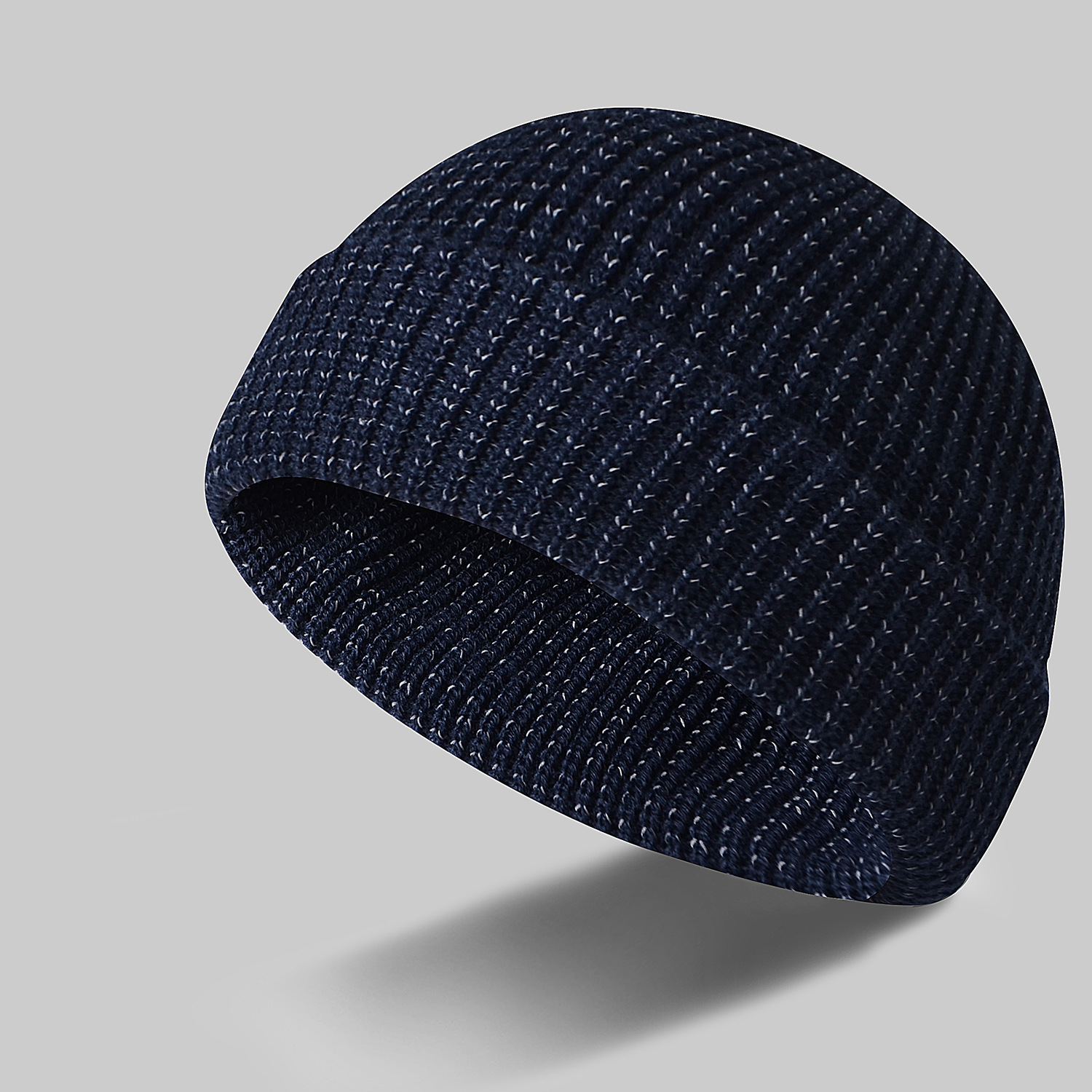 Nighttime Reflective Yarn Knitted Sports Cap photo 5