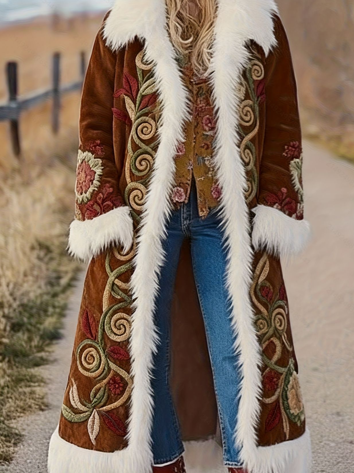 Western-style Vintage Denim Coat For Women European And American Style photo 7