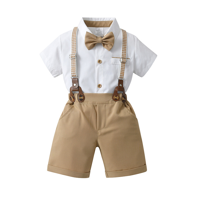 Summer Clothes For Babies British-style Gentleman Childrens Outfit For Summer photo 1