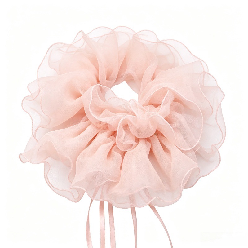 Same As The Internet Celebritys Faux Collar Mesh Bow Tie Versatile For Dance And Everyday Wear Silk Scarf photo 3