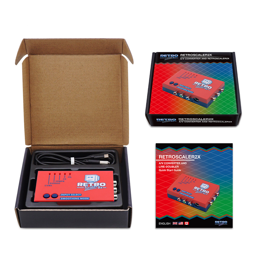 RetroScaler2x AV-to-HDMI Line Doubling Converter OSSC Adapter ODV Version photo 3