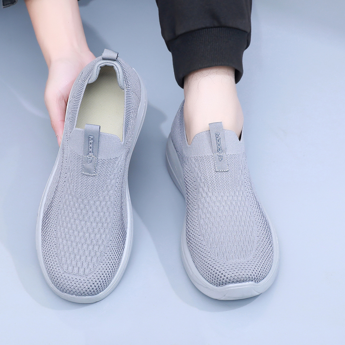 Soft-soled Slip-on Versatile Mens Shoes Walking photo 6