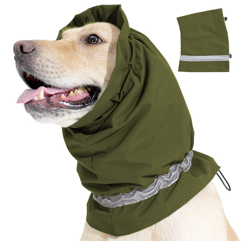 Waterproof Warm Adjustable Neck Gaiter With Reflective Strips photo 2