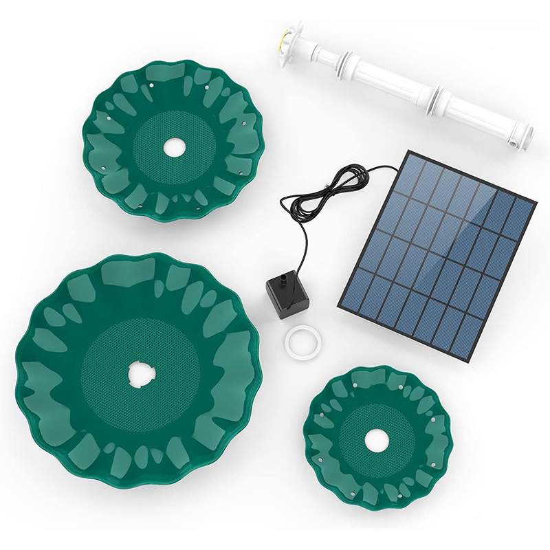 Solar-Powered Garden Pond Landscape Decorative Fountain photo 5
