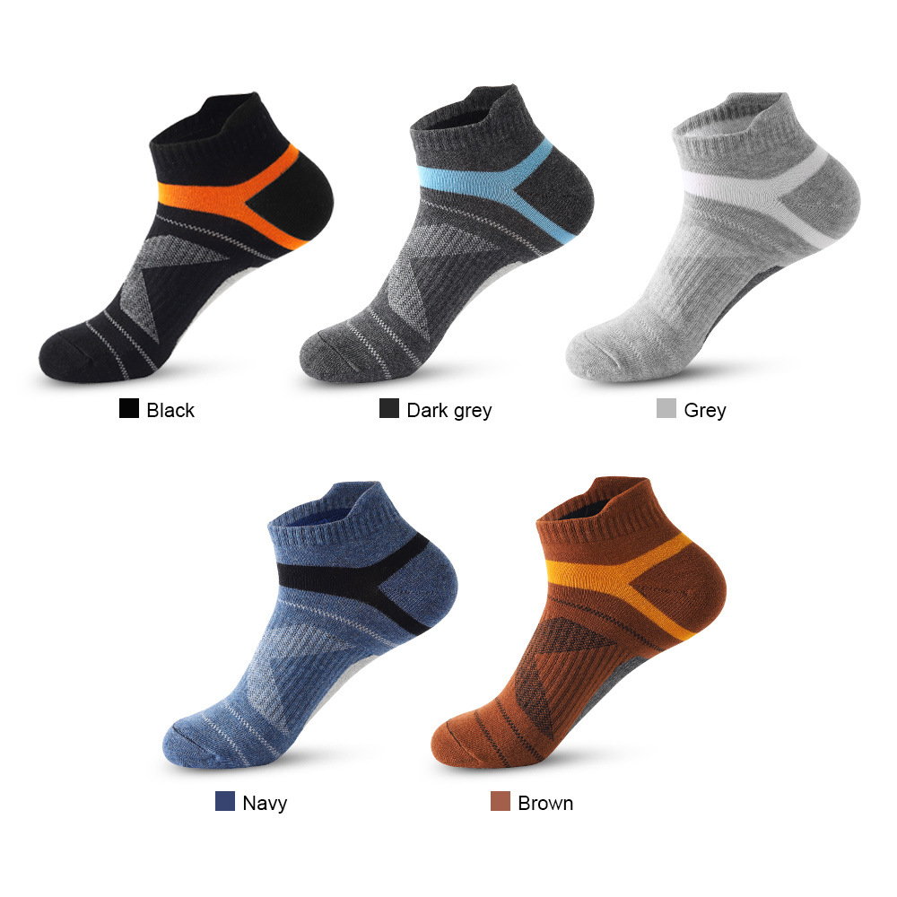 Short Cotton Socks Sweat-absorbent And Odor-resistant Mens Running Sport Socks photo 4