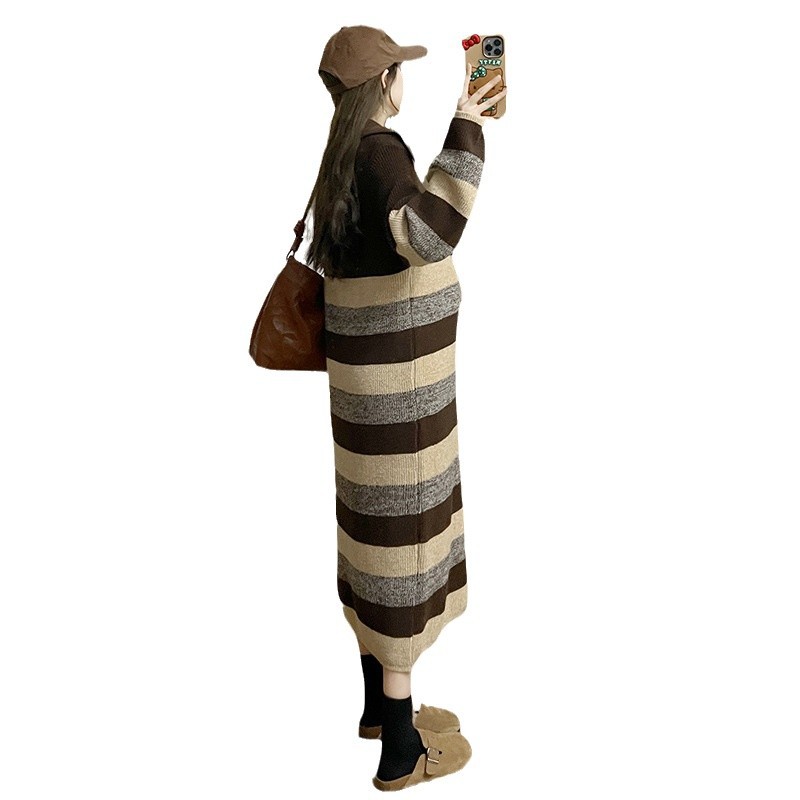 Women's New Large-size Sweater Dress photo 5