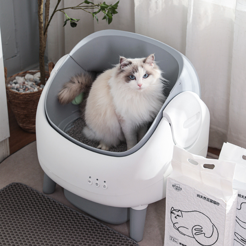 Top-loading Fully Automatic Cat Litter Box Smart Cat Toilet Extra-large Size photo 1