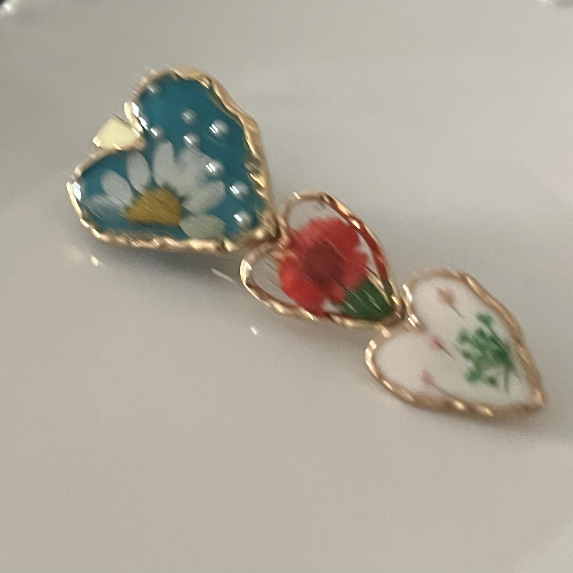 Retro Eternal Flower Heart Pearl Hair Clip photo 5