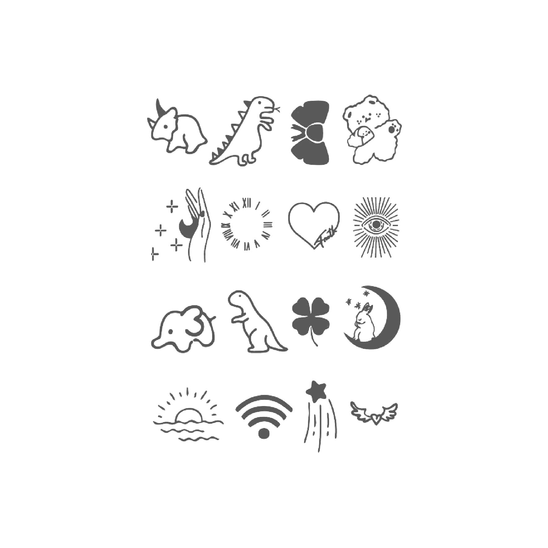 Herbal Juice Semi-permanent Waterproof Tattoo Sticker photo 5