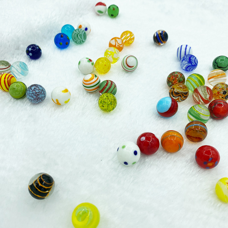 Colorful Solid Game Glass Marbles Fish Tank And Flower Pot Decoration photo 5