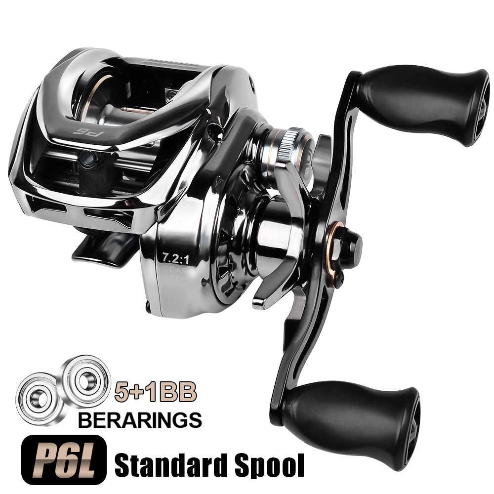 Long-cast Lure Spinning Reel With Drag Adjustment Alarm Electroplated Fishing Reel photo 6