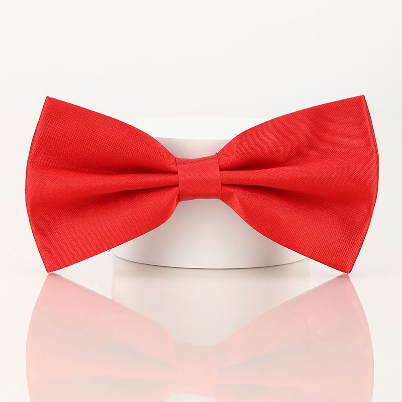 Black Double-layered Bow Tie For Suits photo 2