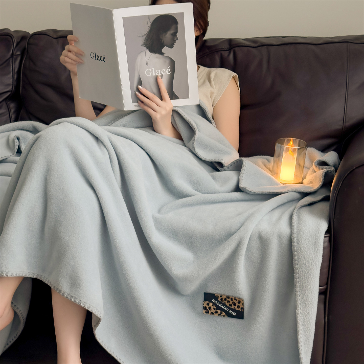 Cashmere-like Thickened Coral Fleece Blanket photo 7