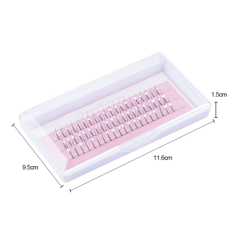 Single-cluster Rhinestone Fairy Hair Single-strand Performance Banquet False Eyelashes photo 8