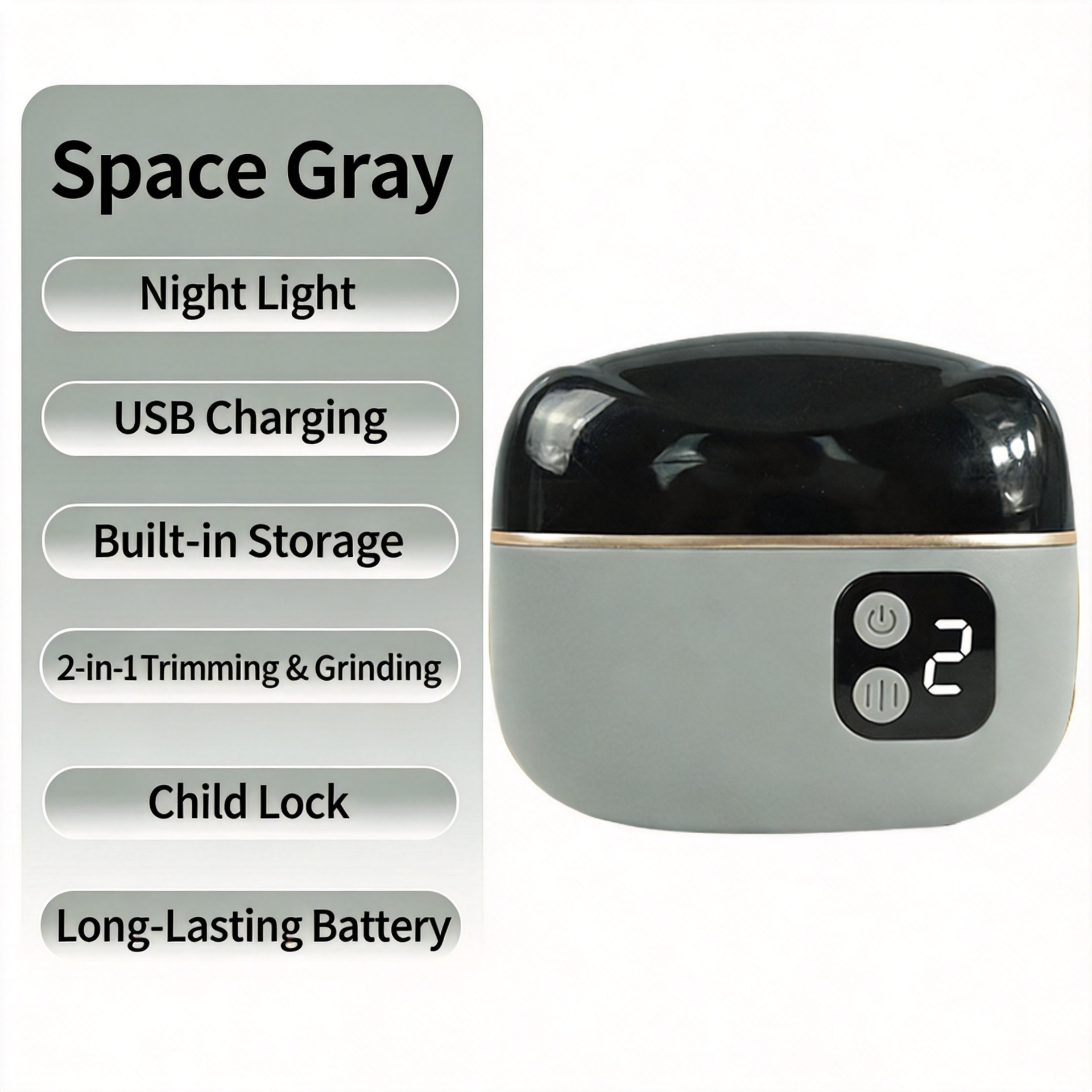 Electric Nail Clipper Fully Automatic Nail Grinder A Magical Tool For Trimming And Polishing Nails photo 6