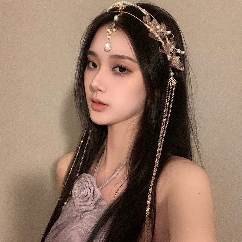 Ancient-style Hanfu Headpiece Exotic Photo Prop photo 4