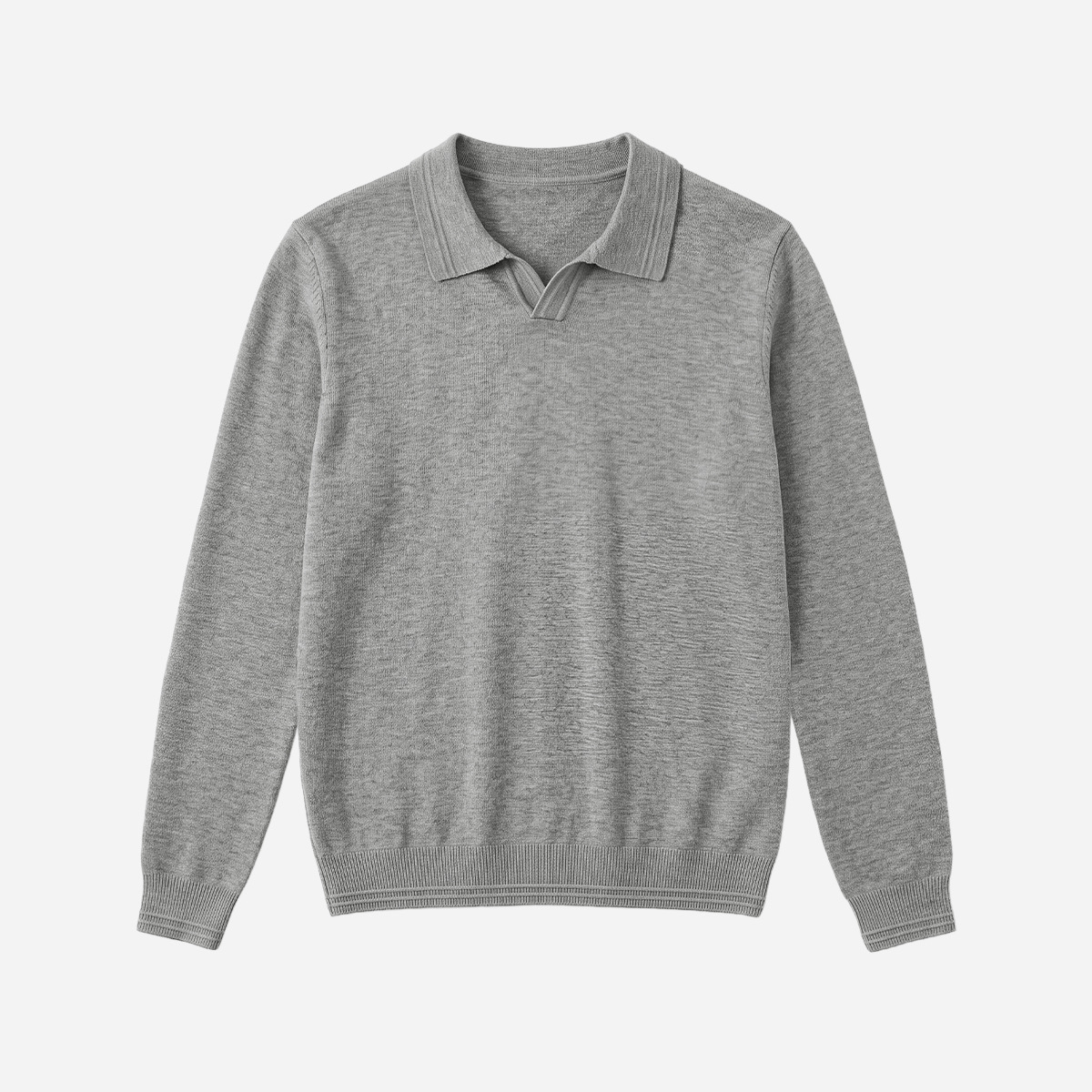 Mens Knitted Sweater High-End Long-Sleeve Top photo 3