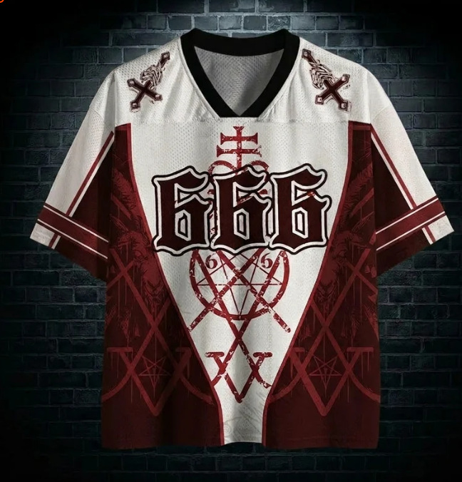 Retro Color-Block V-Neck Loose Sports Jersey photo 3