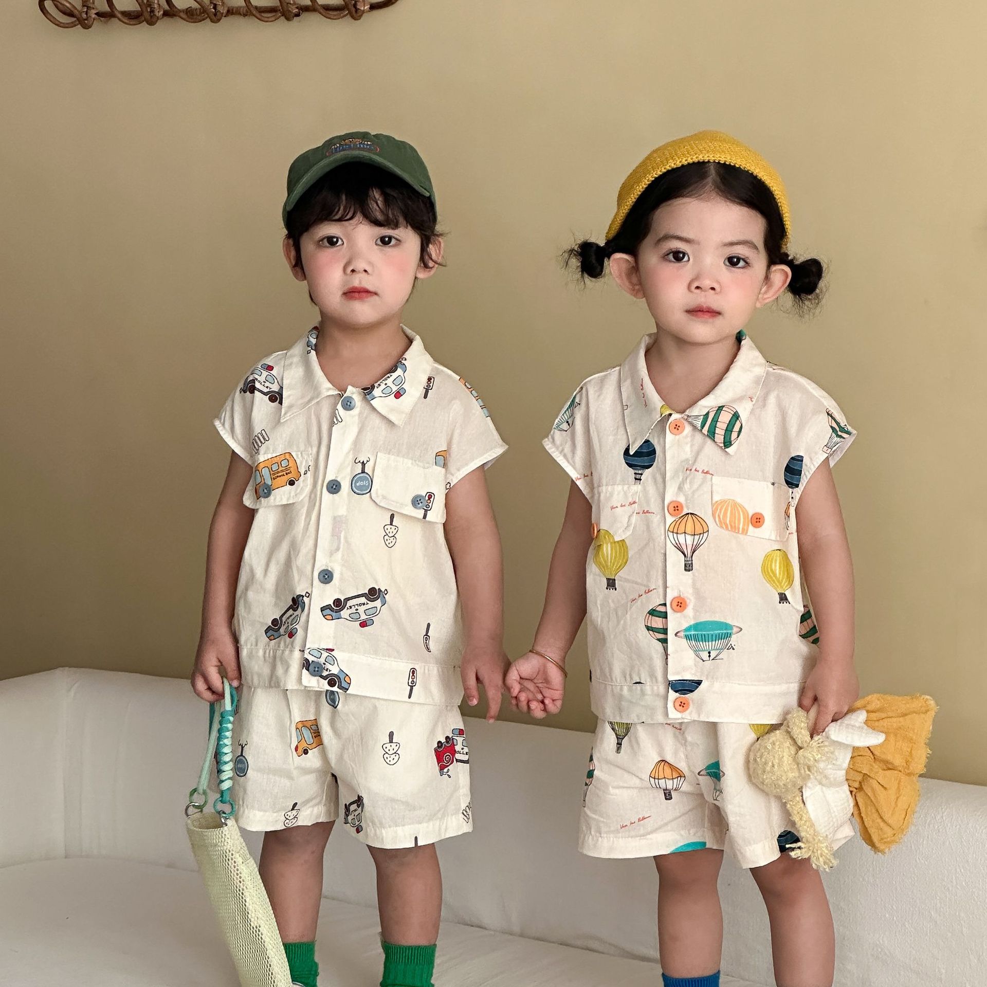 Thin Summer Shirt Set For Children photo 1