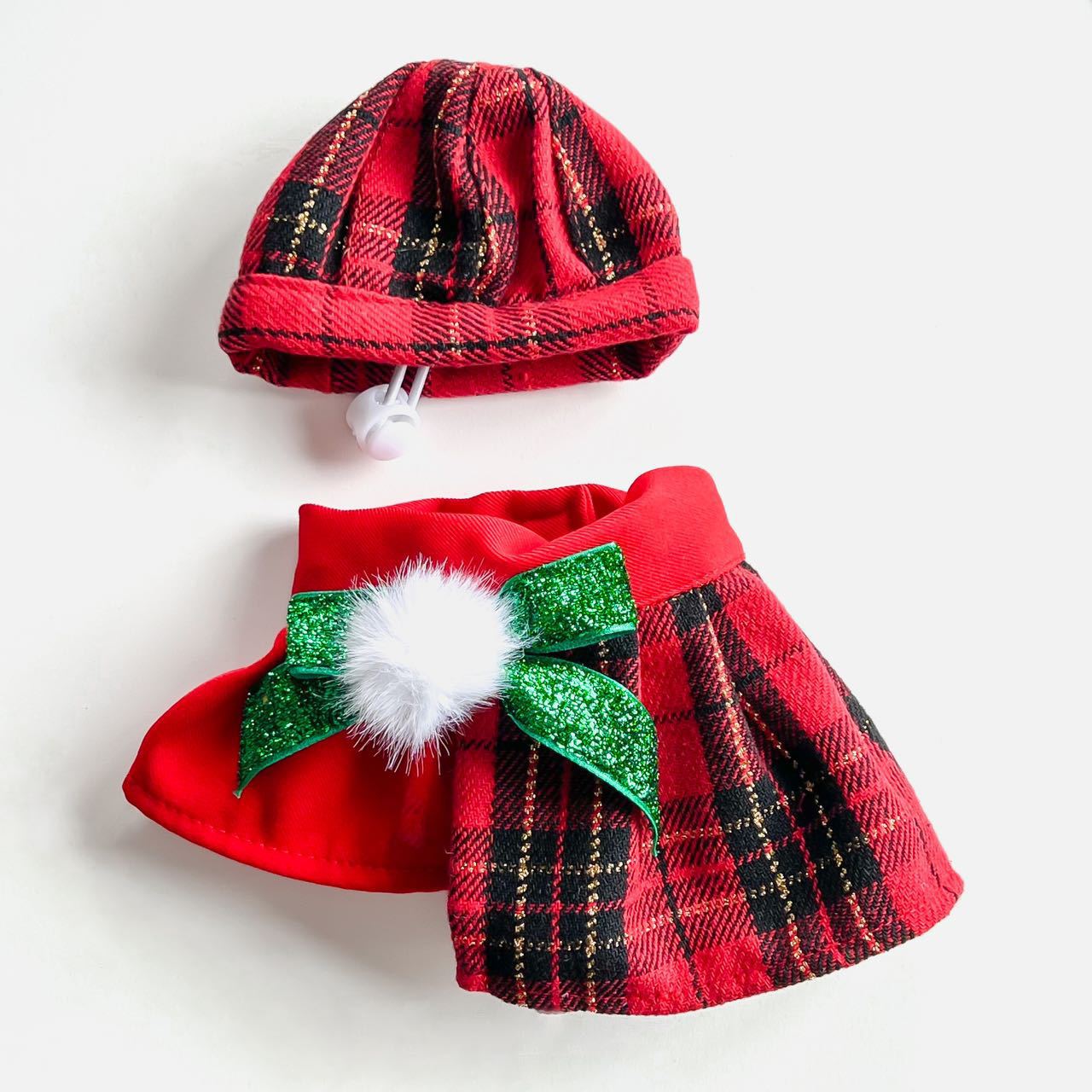 Christmas Pet Outfit Octagonal Hat And Scarf Set photo 7
